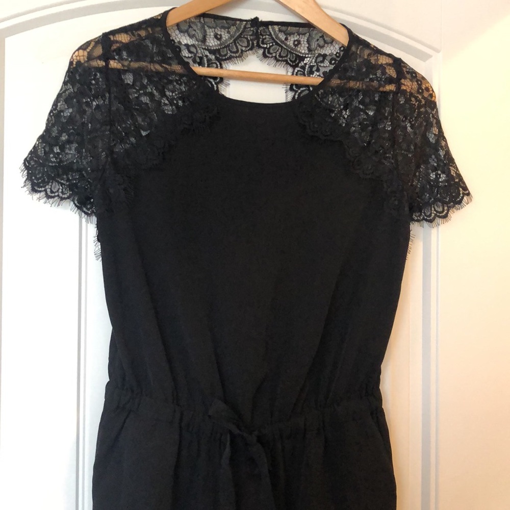 NWT LOFT jumpsuit with lace